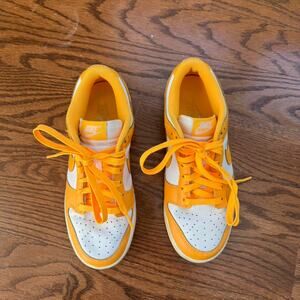 Nike dunk low orange sneakers
